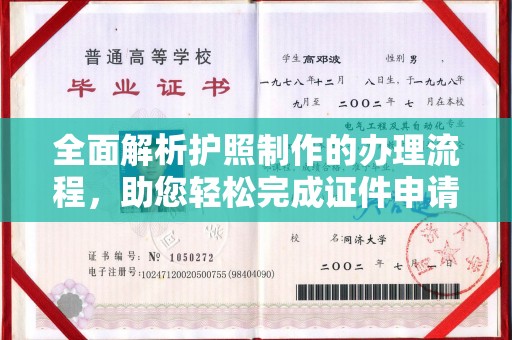 阆中全面解析护照制作的办理流程，助您轻松完成证件申请